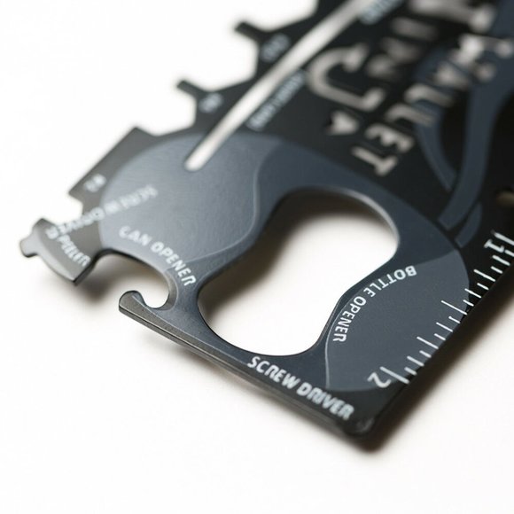 Wallet Tool 18 in 1 multi tool with Case Hiking Camping Car Garage - Picture 4 of 8